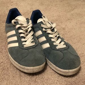 Teal Adidas Gazelle Sneakers